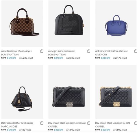 luxury handbag rentals